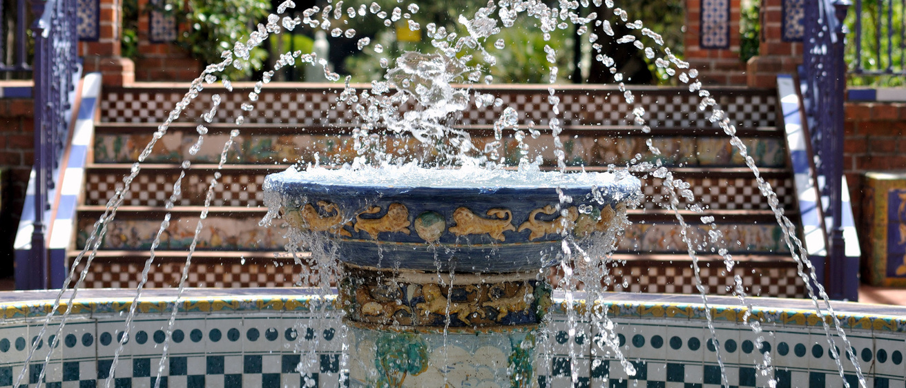A fountain in Spain